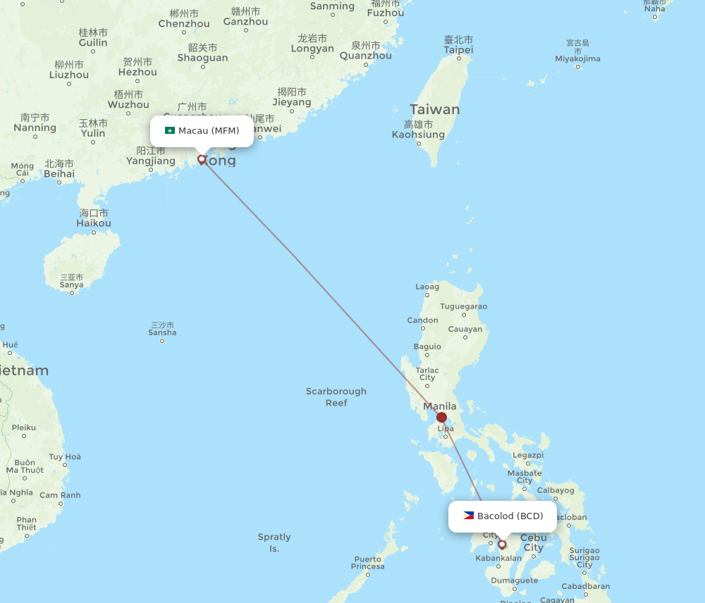 MFM-BCD flight routes
