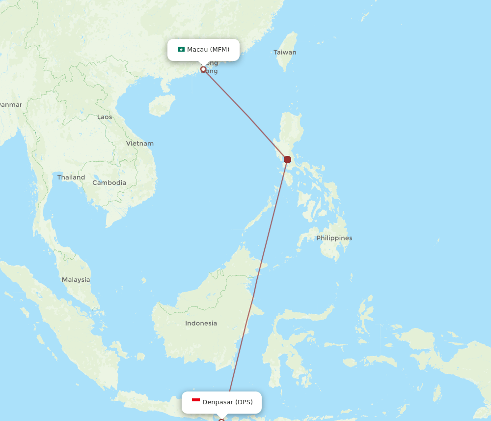 MFM-DPS flight routes