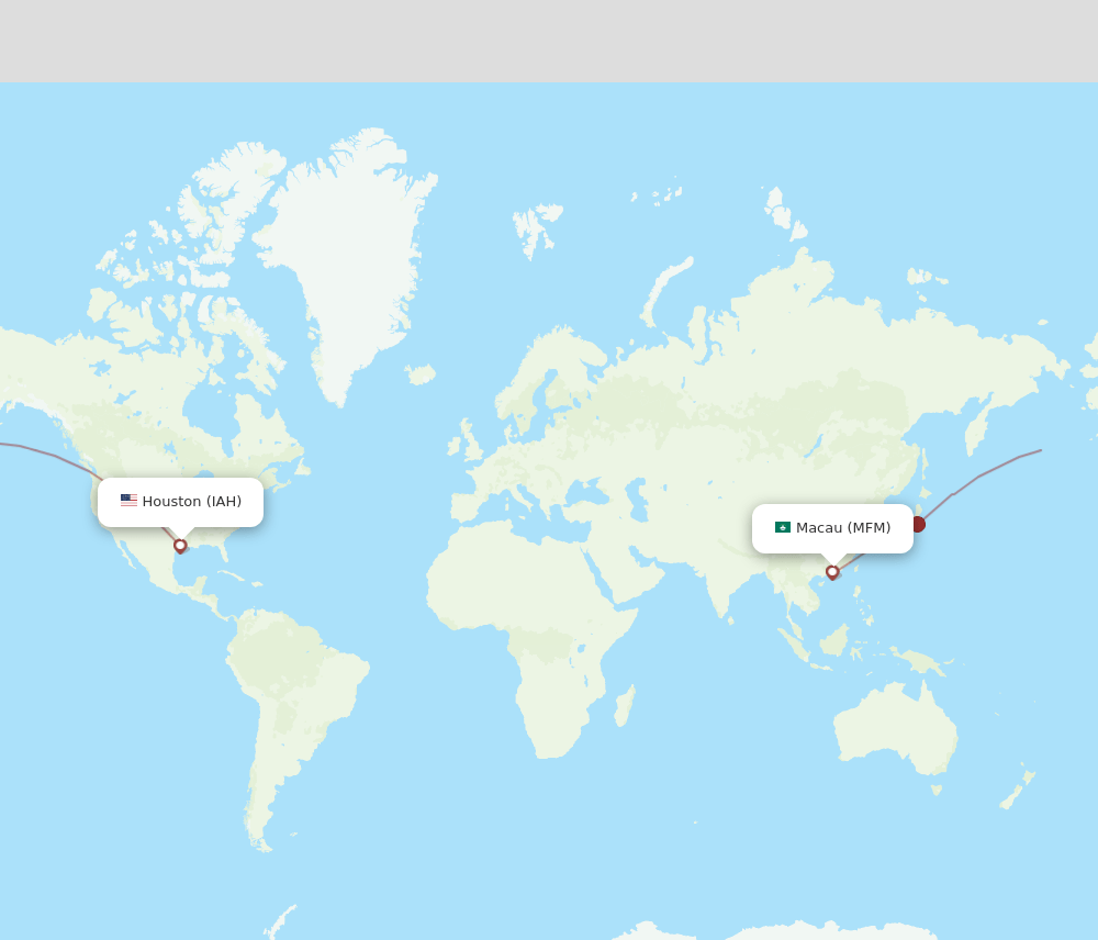 MFM-IAH flight routes
