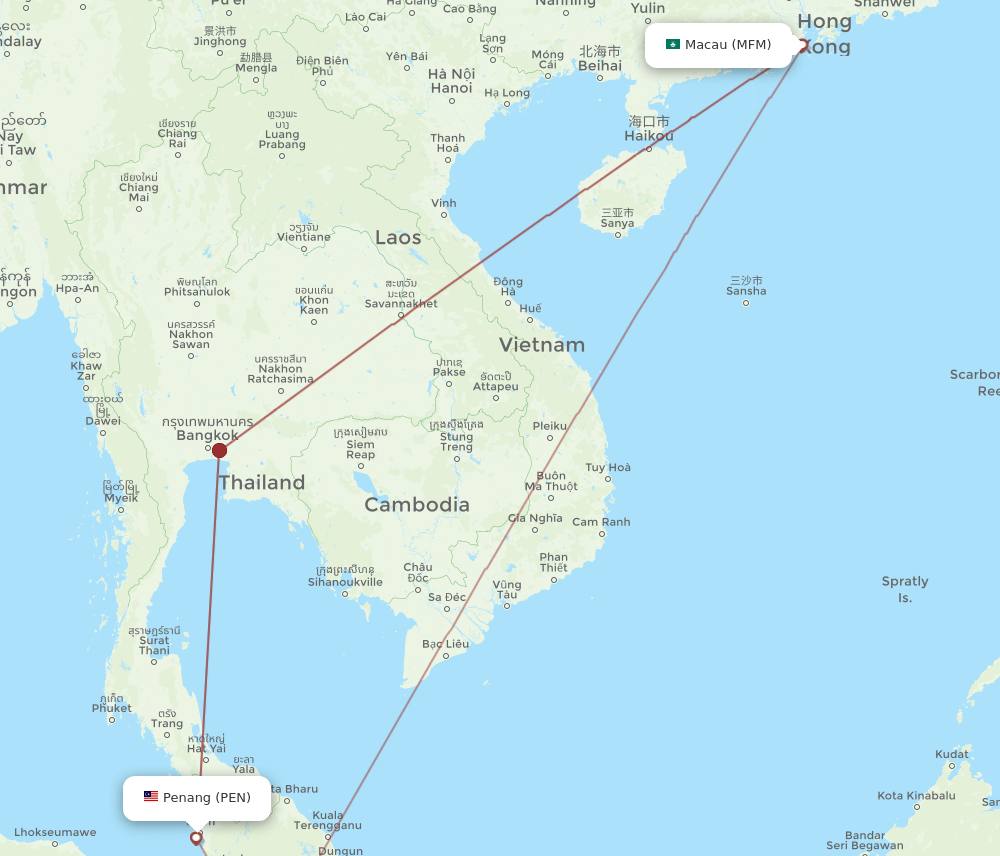 MFM-PEN flight routes