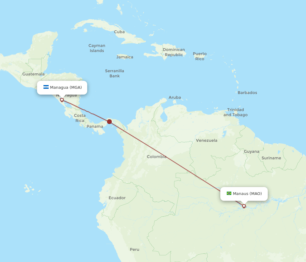 MGA-MAO flight routes