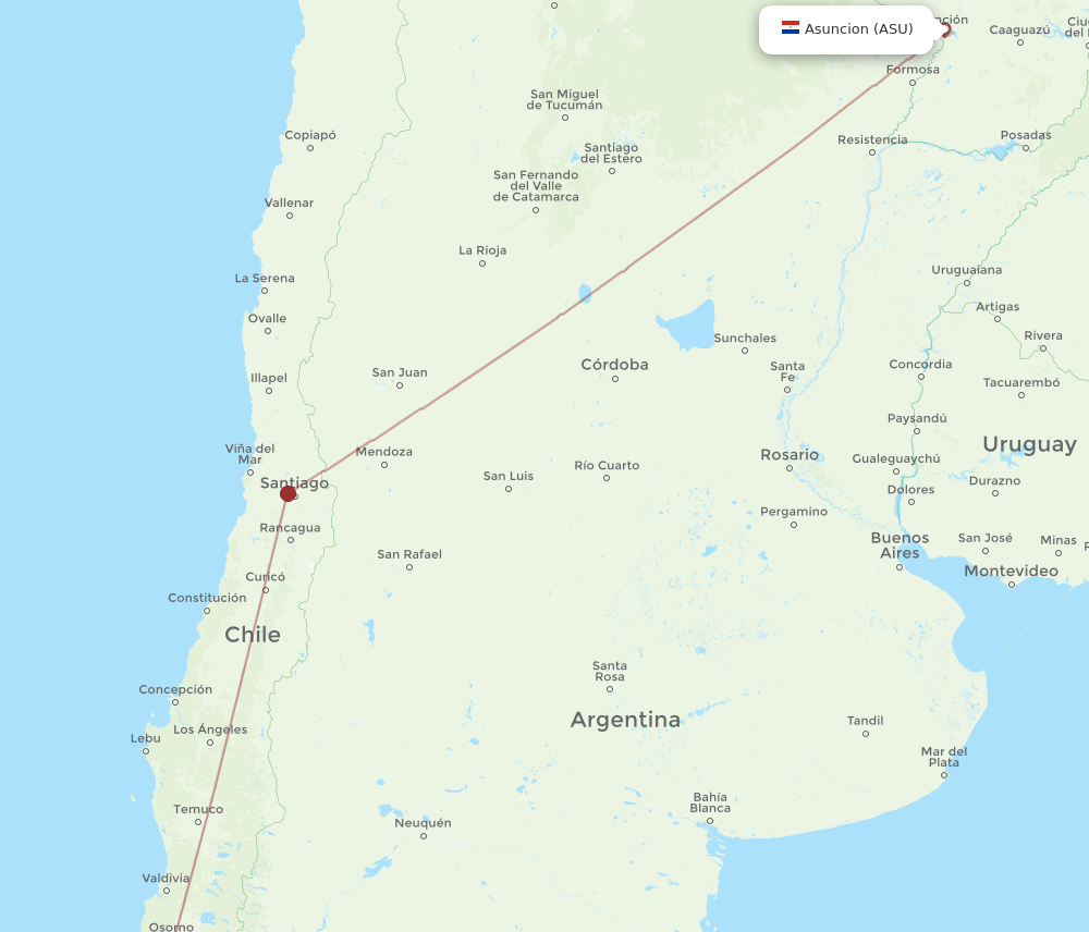 MHC-ASU flight routes