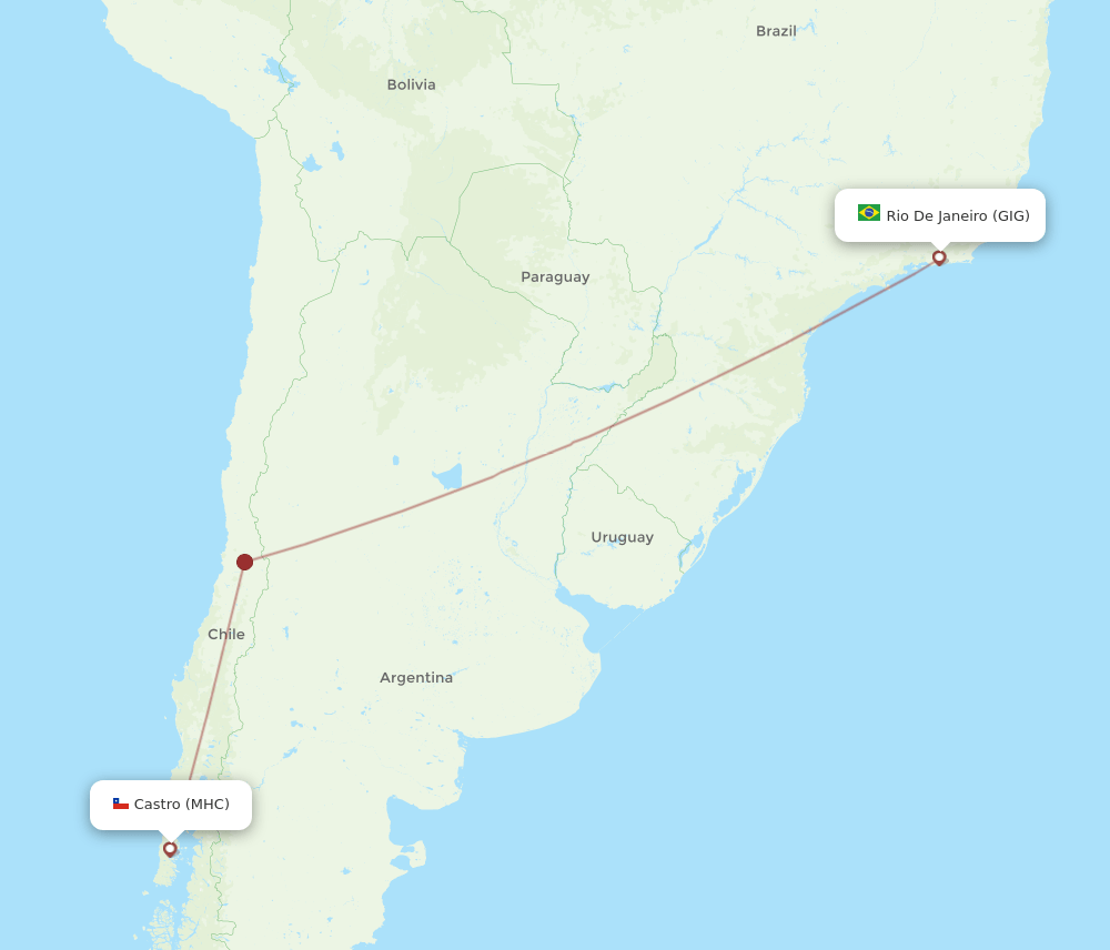 MHC-GIG flight routes