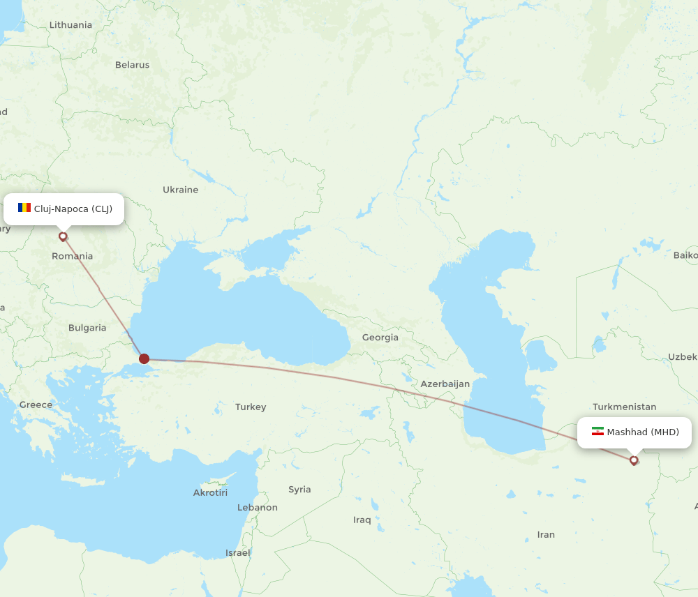 MHD-CLJ flight routes