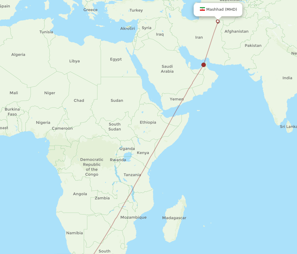 MHD-CPT flight routes