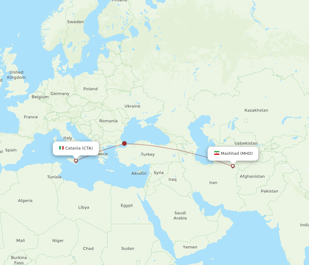 MHD-CTA flight routes