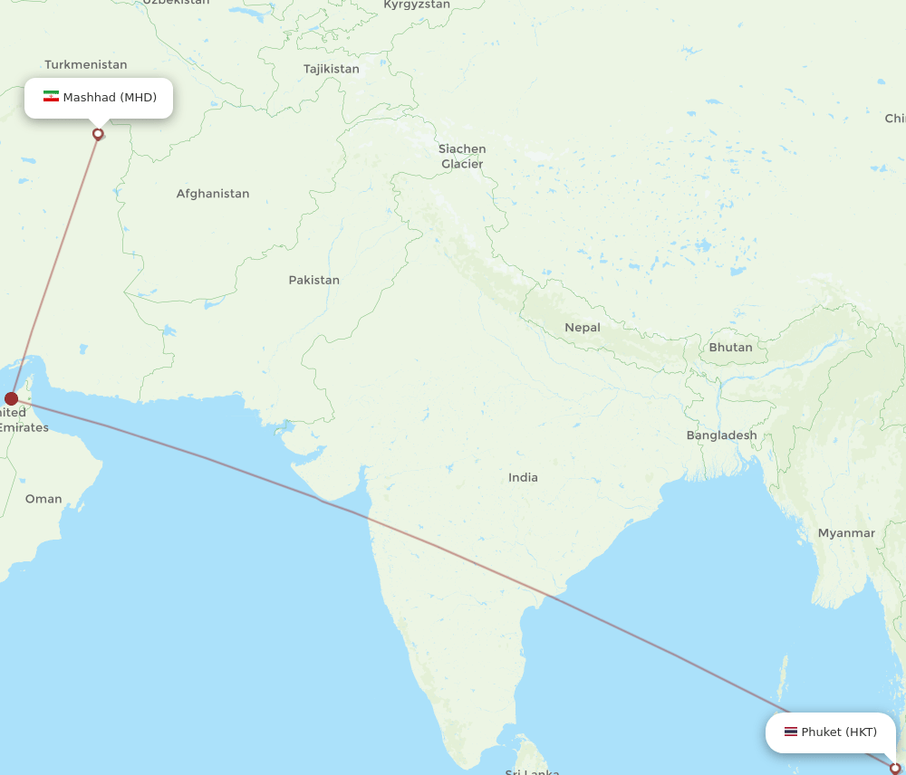 MHD-HKT flight routes