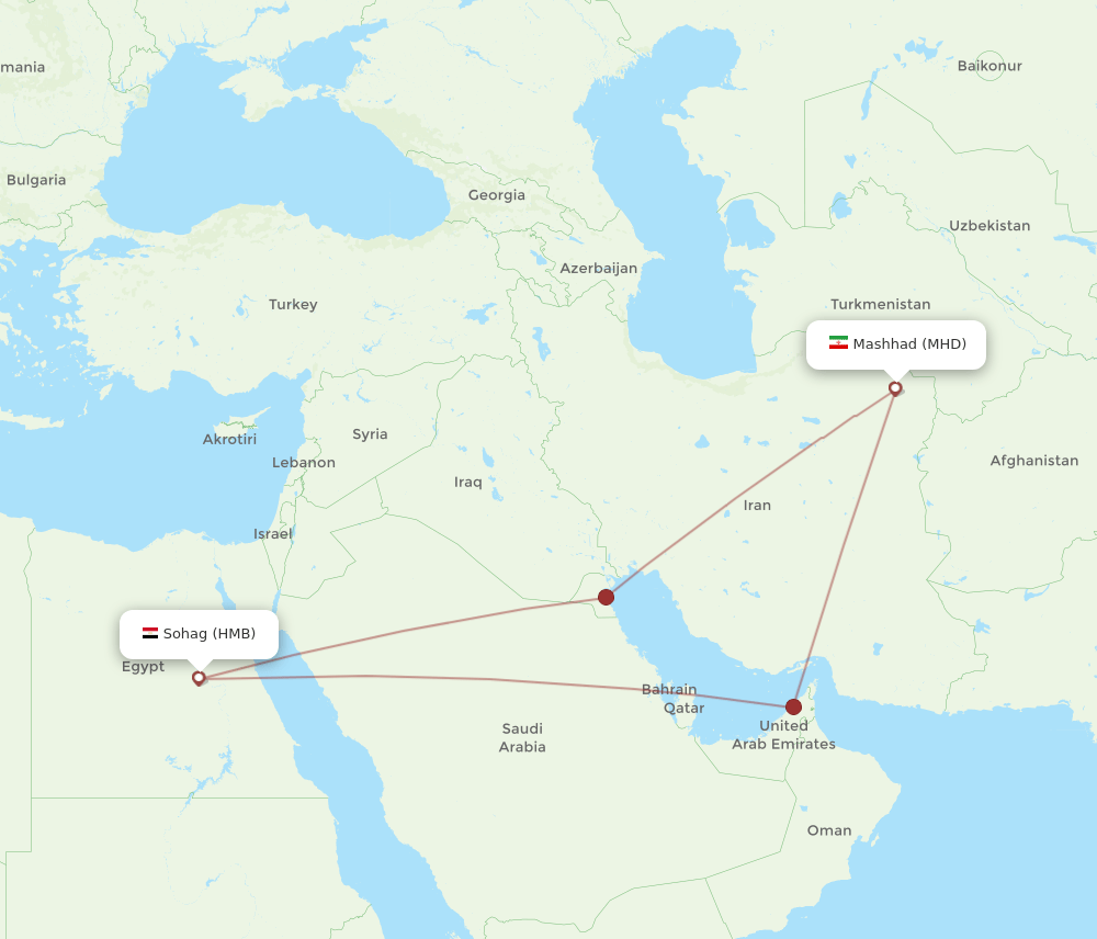 MHD-HMB flight routes