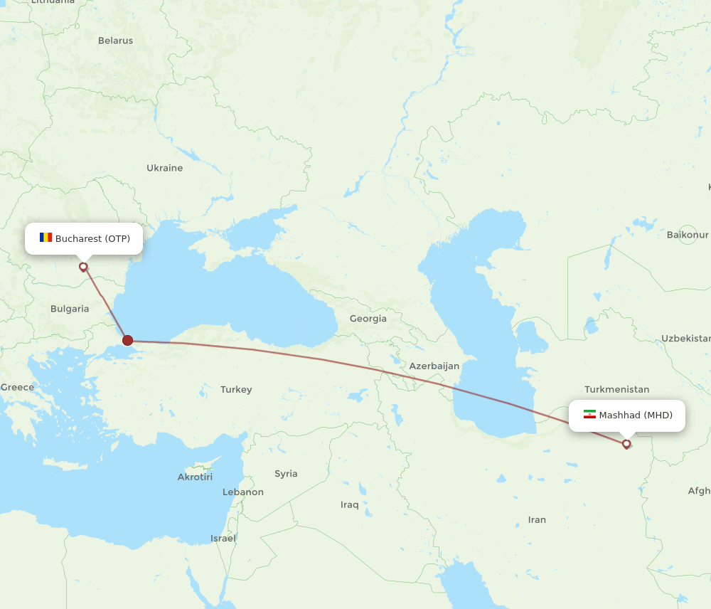 MHD-OTP flight routes