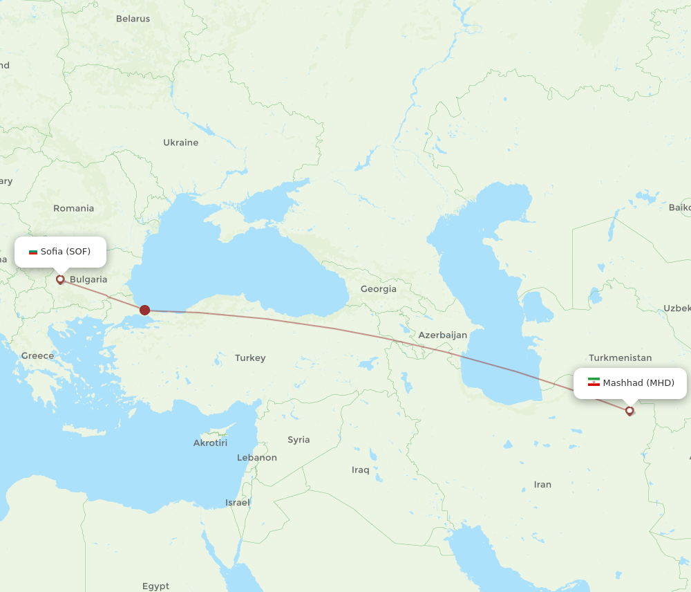 MHD-SOF flight routes