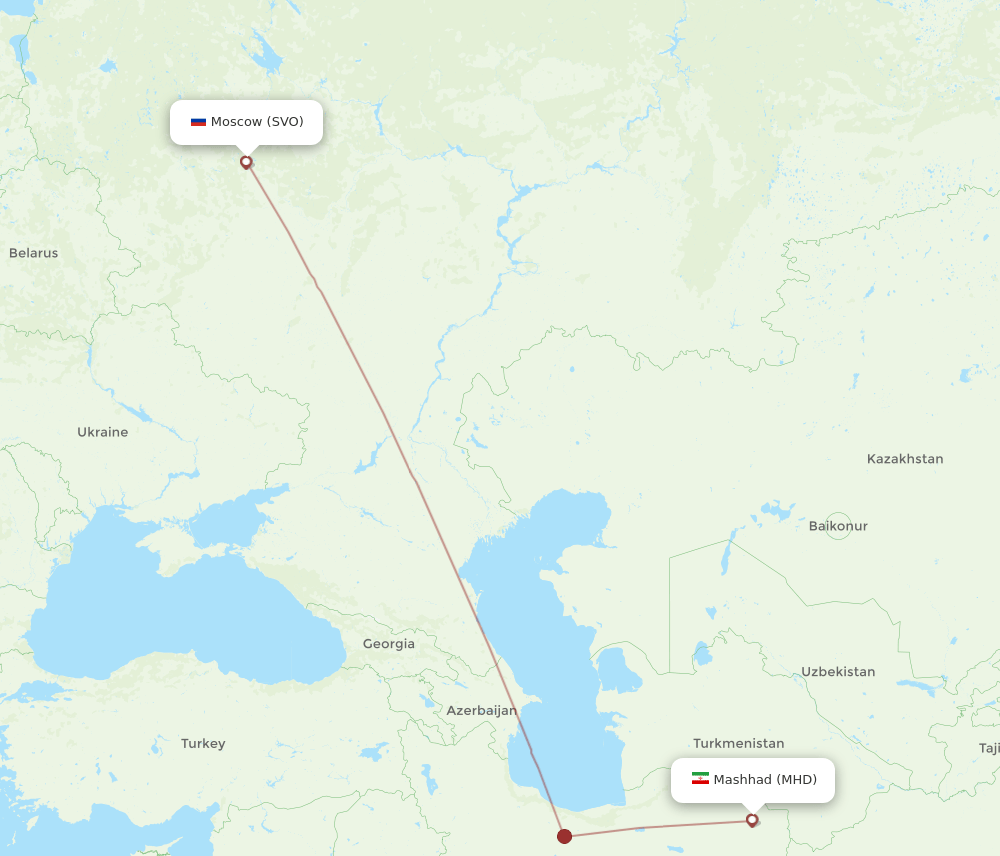 MHD-SVO flight routes