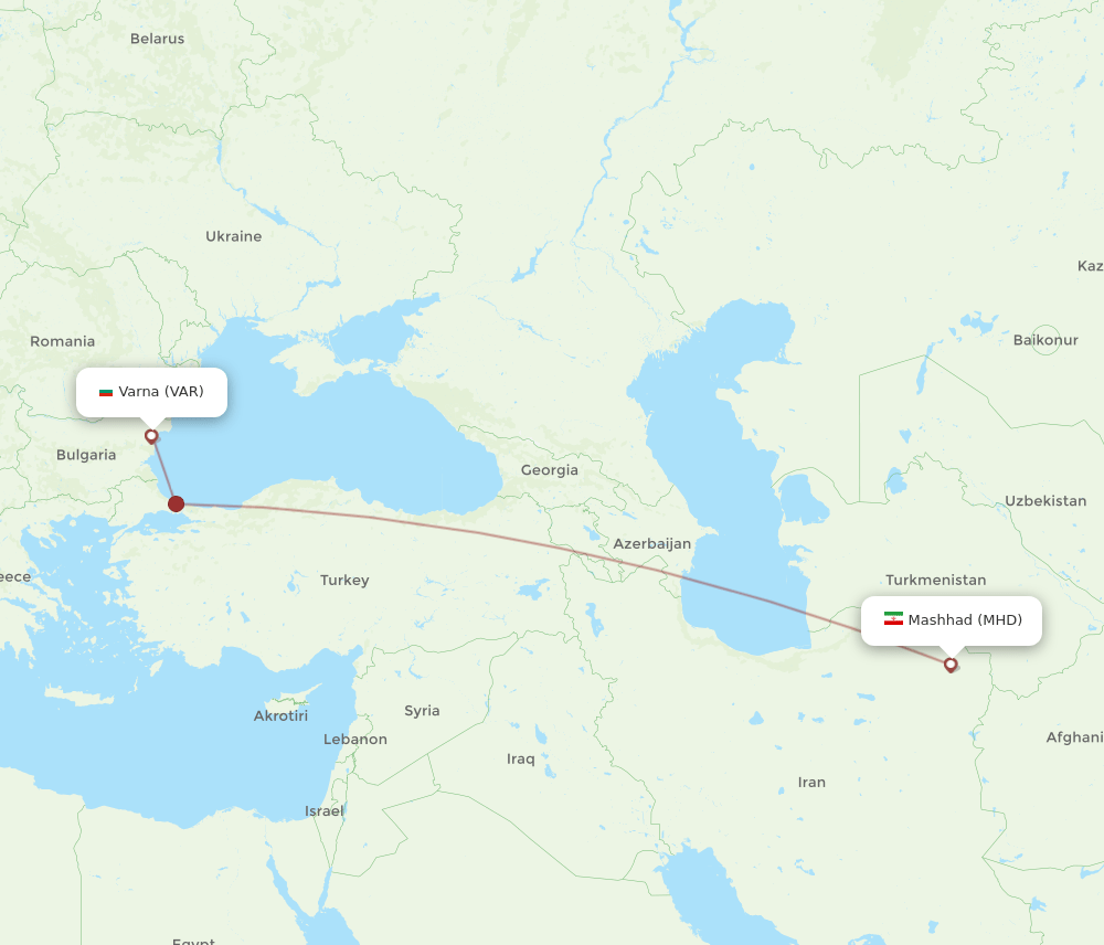 MHD-VAR flight routes