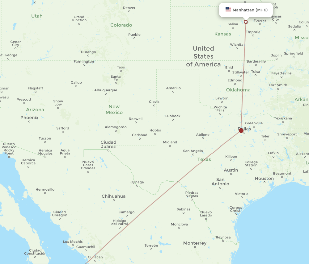 MHK-SJD flight routes