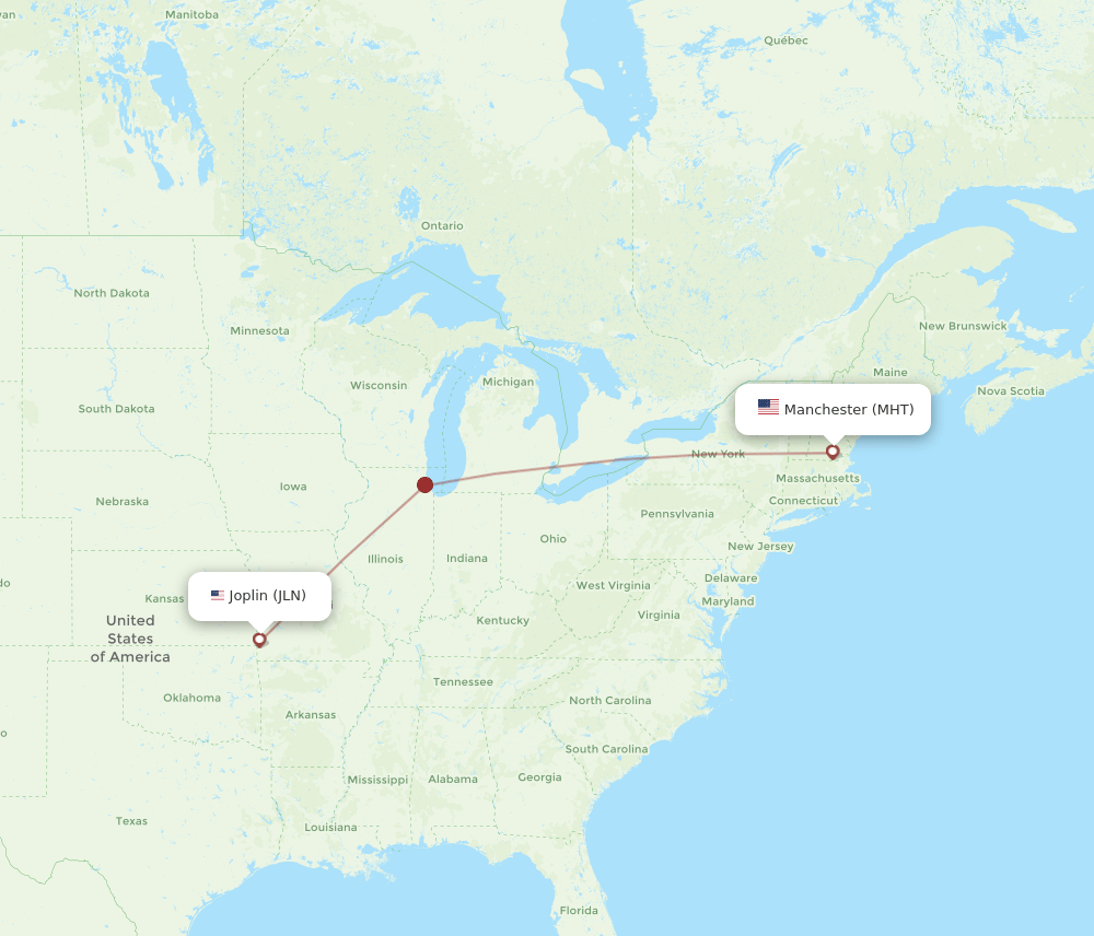 MHT-JLN flight routes