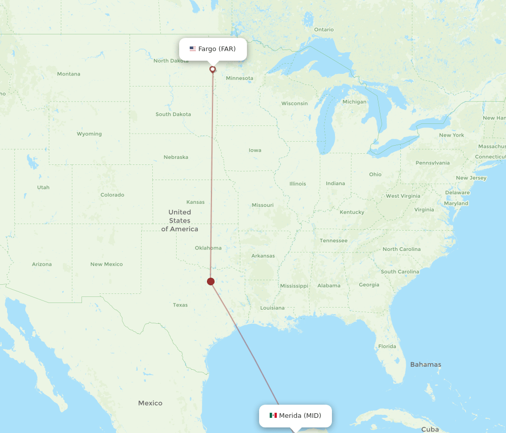MID-FAR flight routes