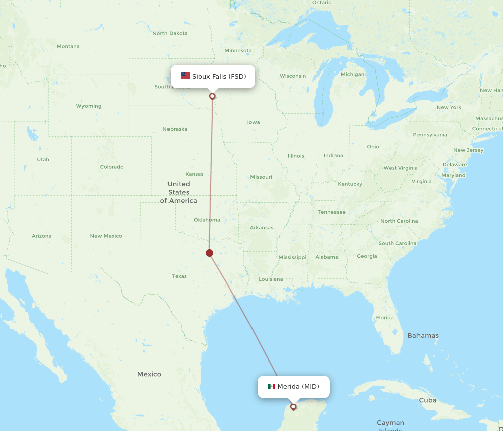MID-FSD flight routes
