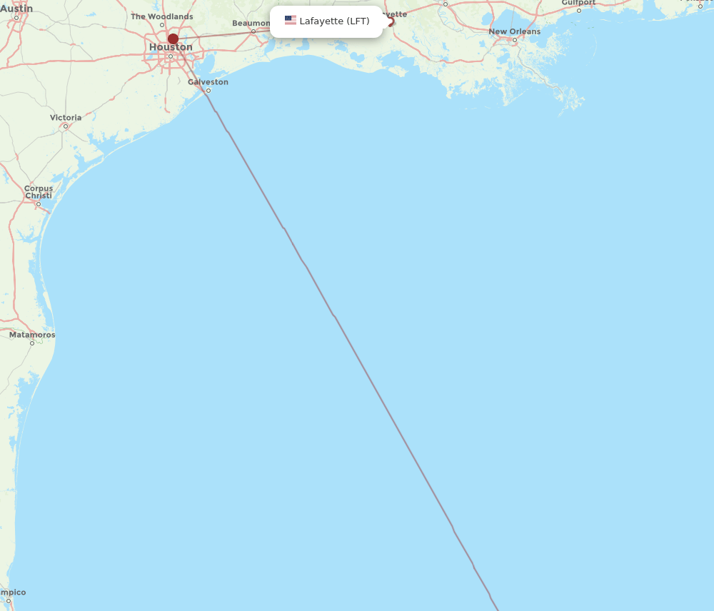 MID-LFT flight routes