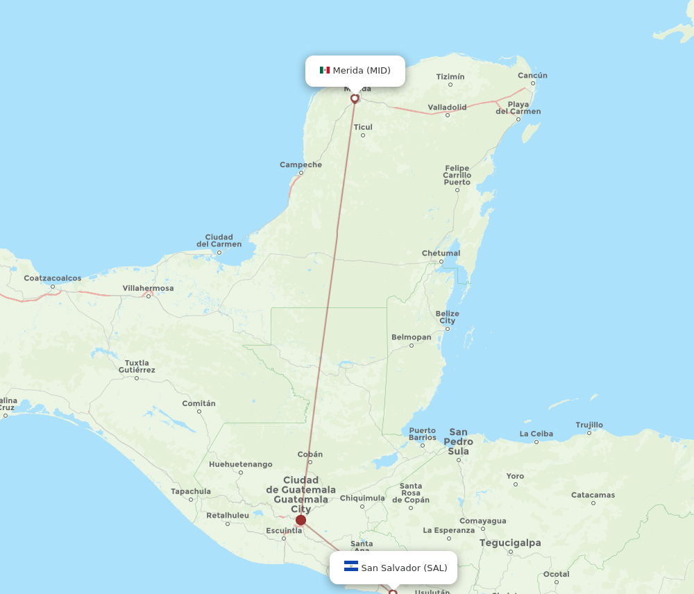 MID-SAL flight routes