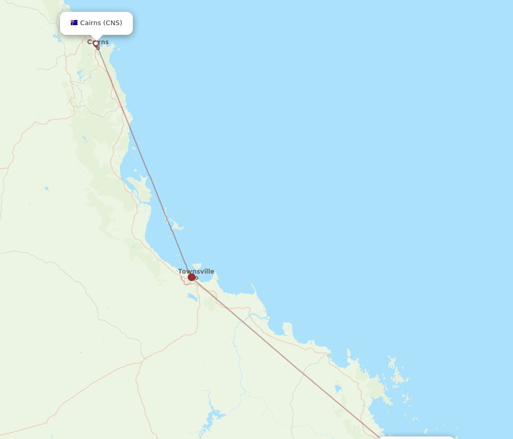 MKY-CNS flight routes