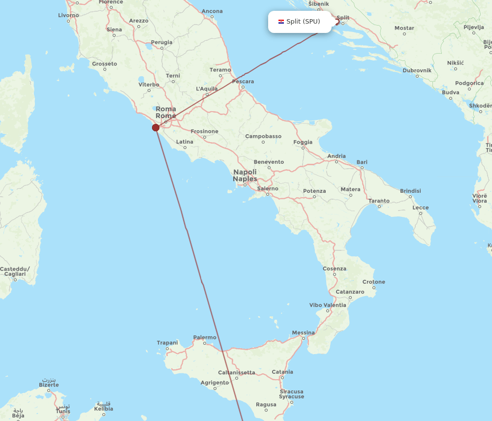 MLA-SPU flight routes