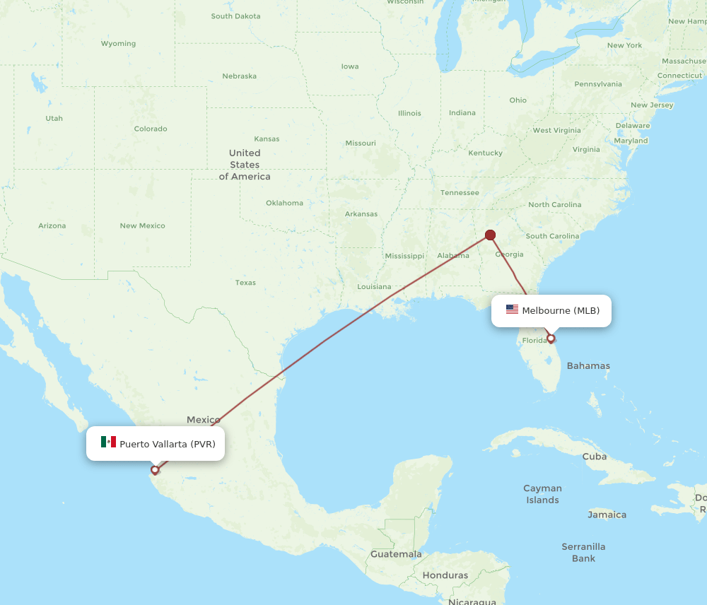MLB-PVR flight routes