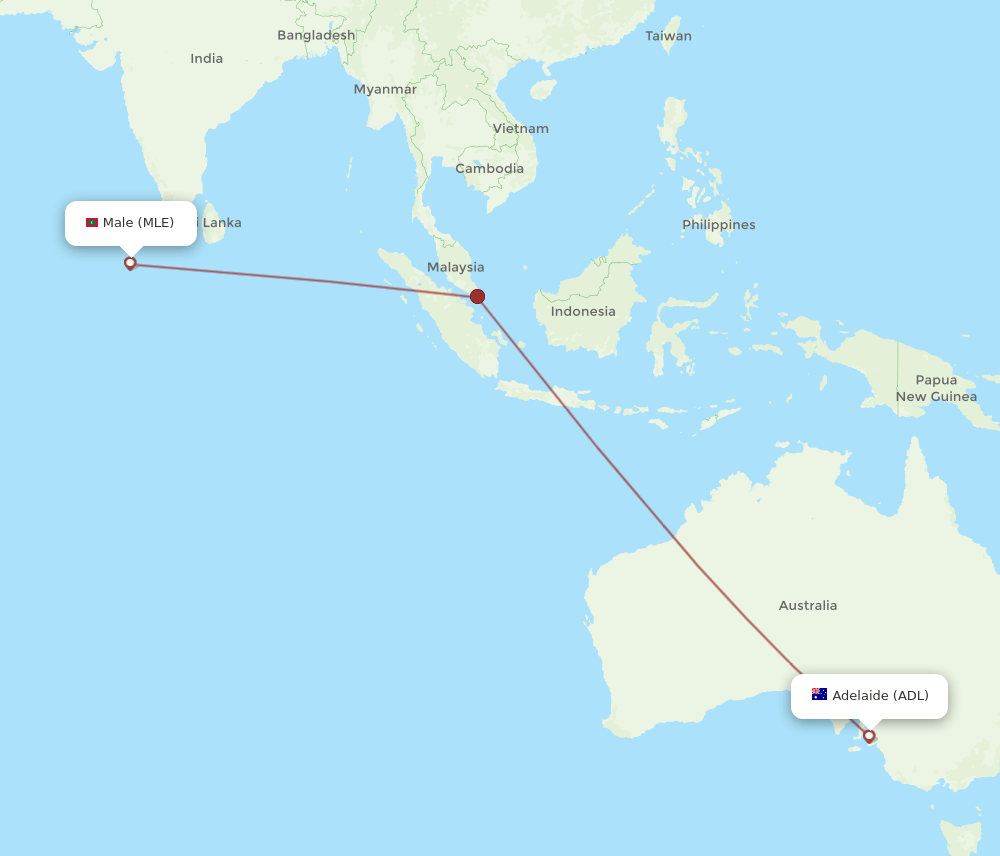 MLE-ADL flight routes