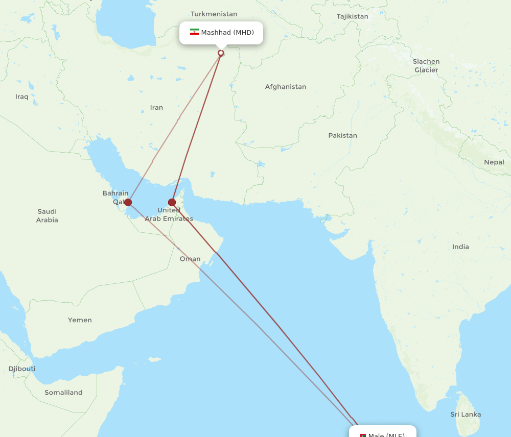 MLE-MHD flight routes