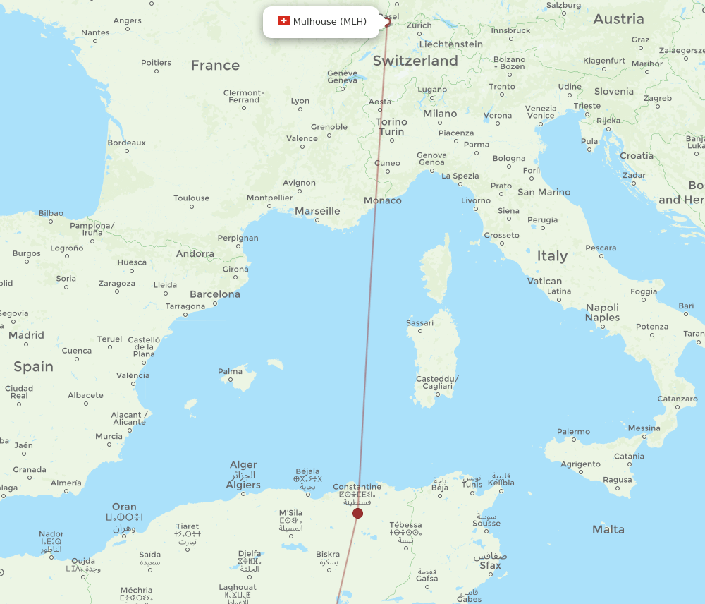 MLH-OGX flight routes