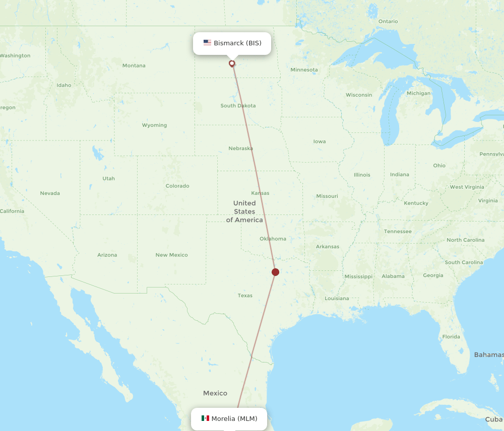 MLM-BIS flight routes