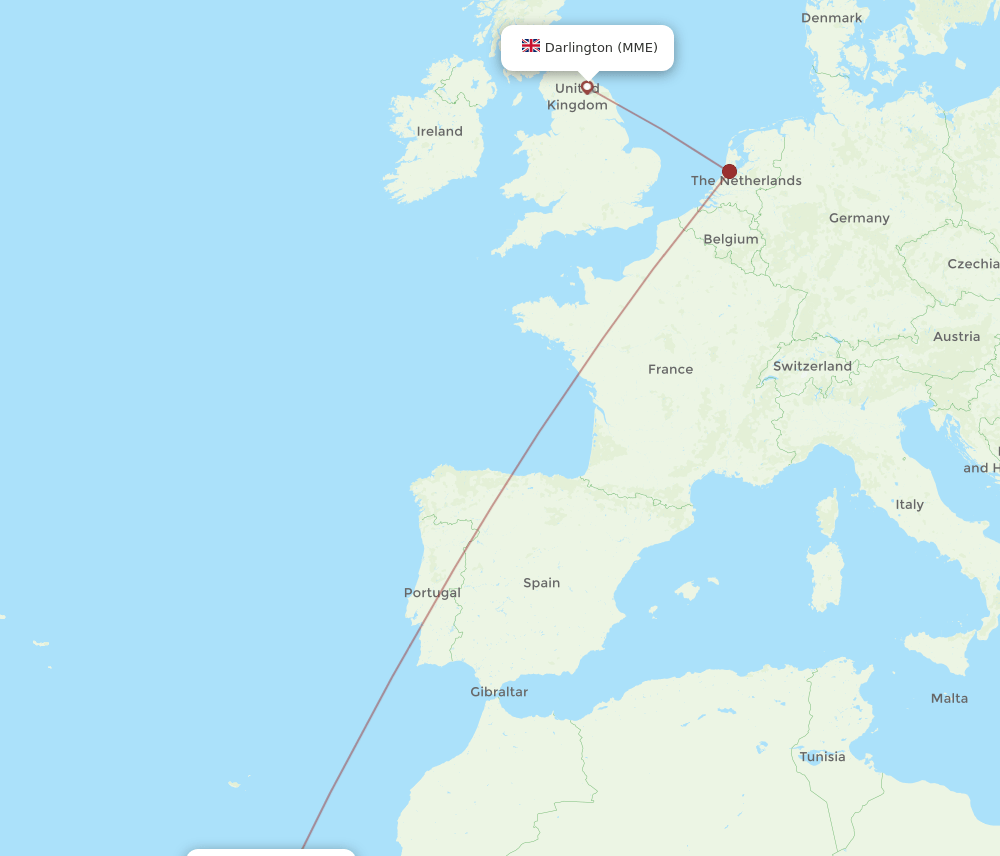 MME-LPA flight routes