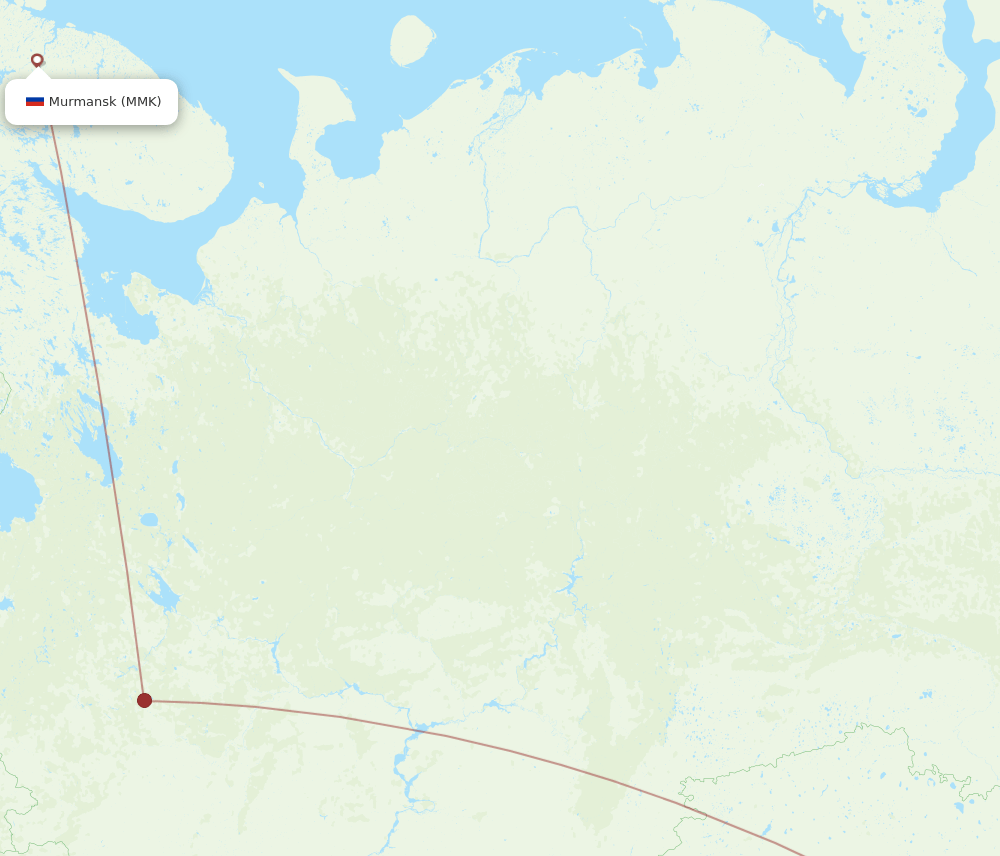 MMK-KGF flight routes