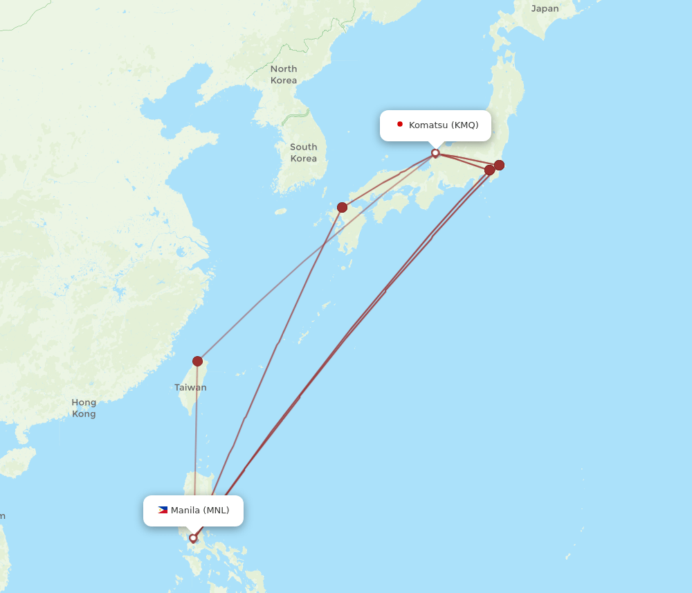 MNL-KMQ flight routes