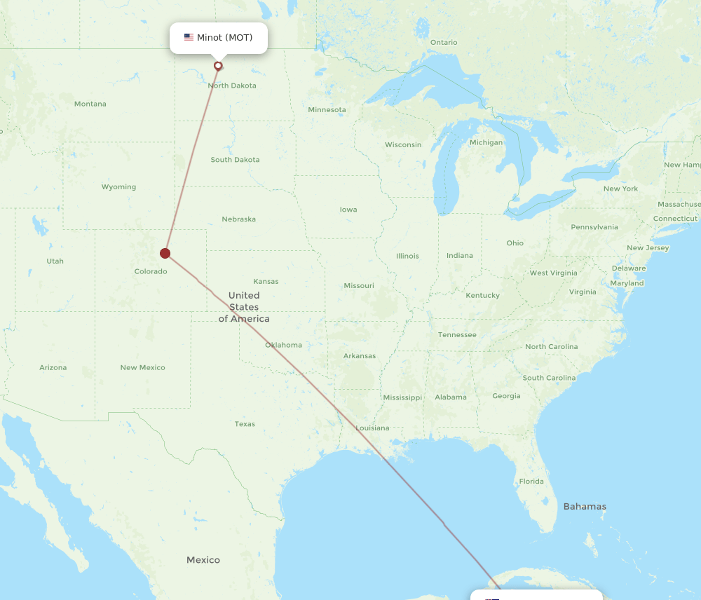 MOT-GCM flight routes