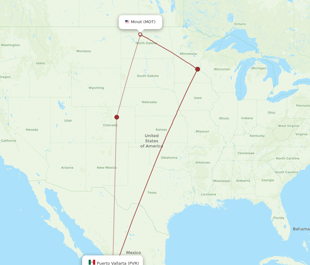 MOT-PVR flight routes