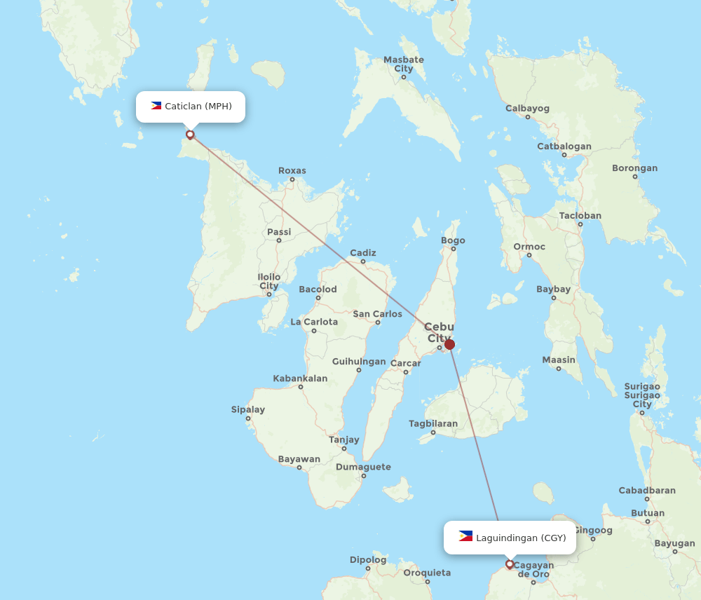 MPH-CGY flight routes