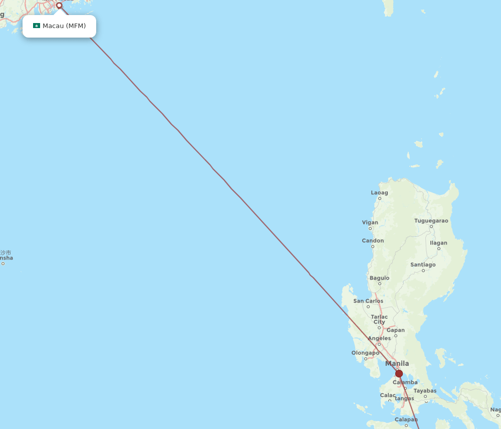 MPH-MFM flight routes