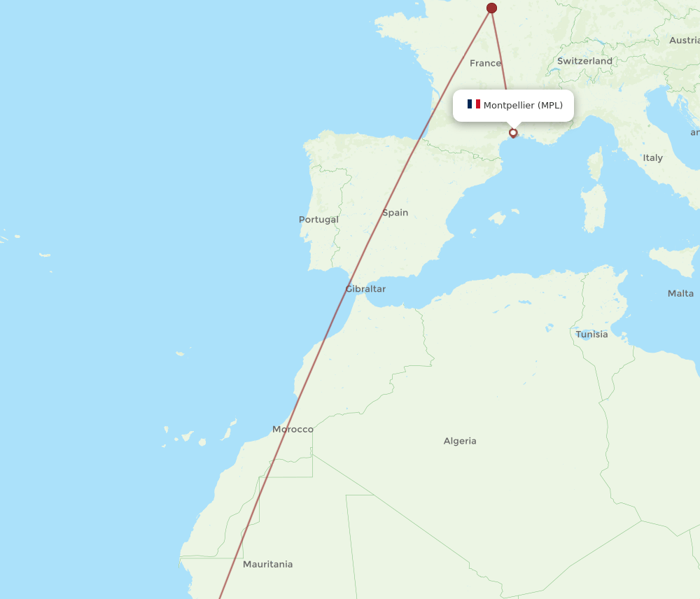 MPL-BJL flight routes