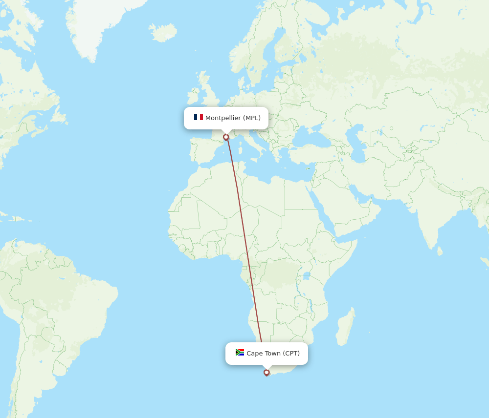 MPL-CPT flight routes