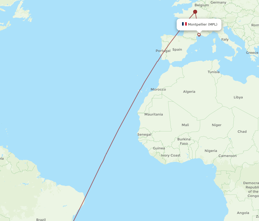MPL-GIG flight routes