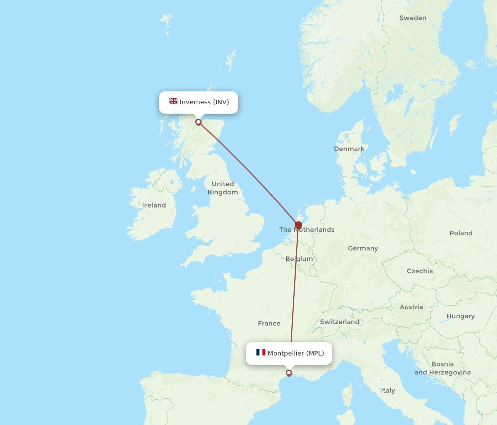 MPL-INV flight routes