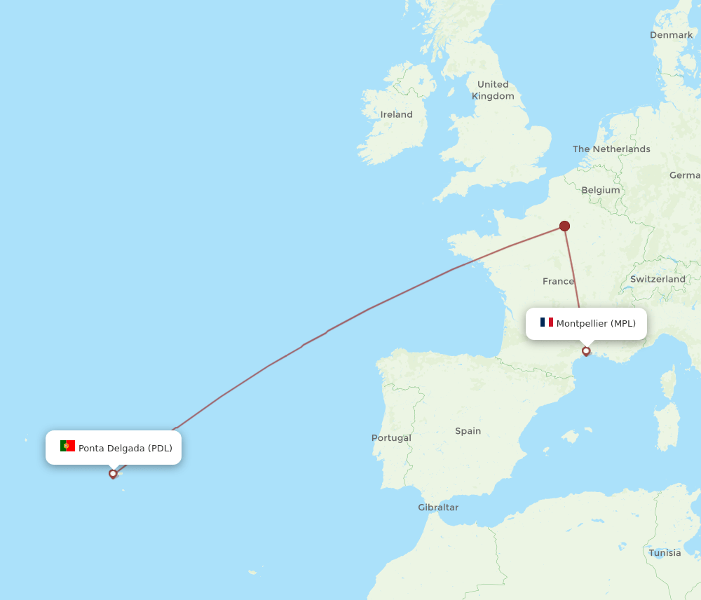 MPL-PDL flight routes