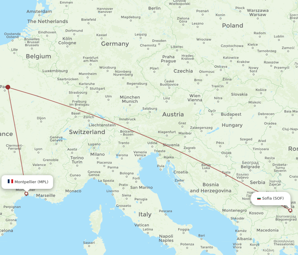 MPL-SOF flight routes