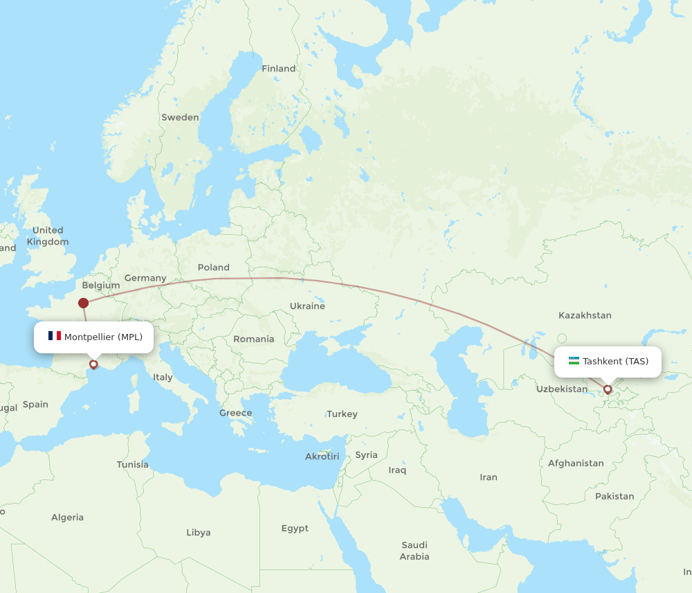 MPL-TAS flight routes