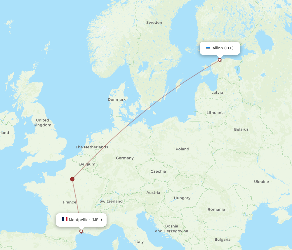 MPL-TLL flight routes