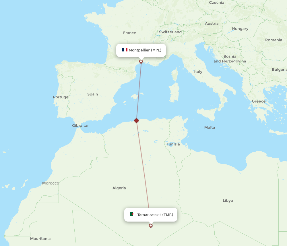 MPL-TMR flight routes