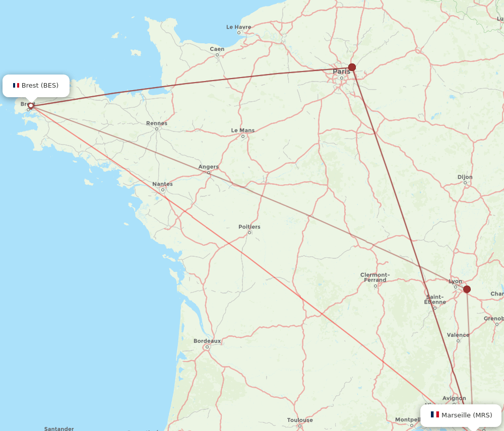 MRS-BES flight routes