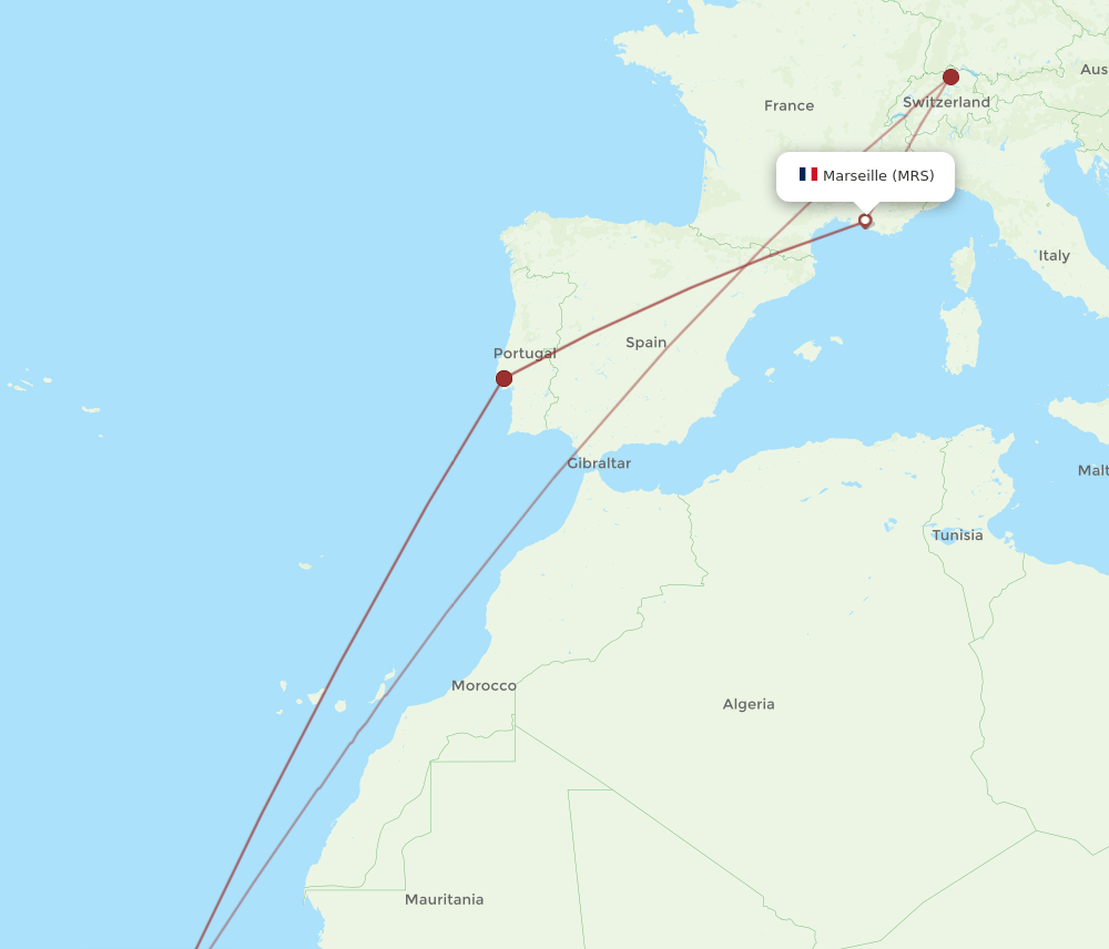 MRS-BVC flight routes