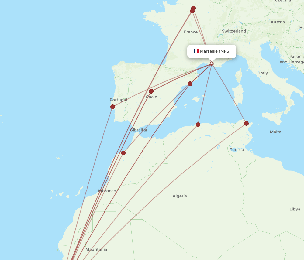 MRS-DSS flight routes