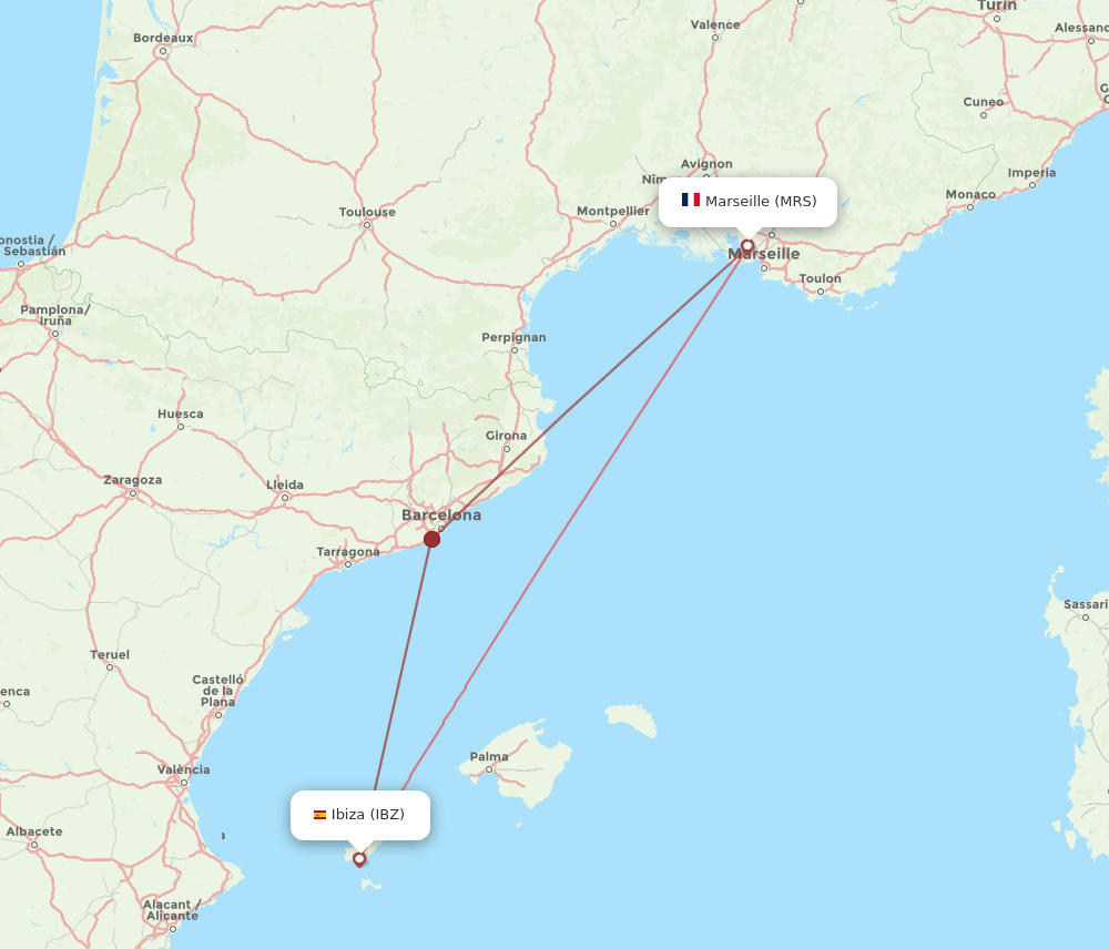 MRS-IBZ flight routes