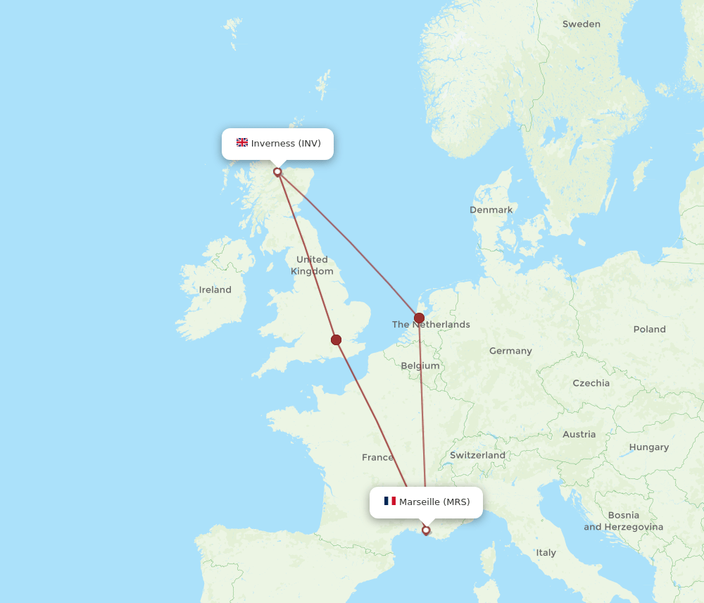 MRS-INV flight routes